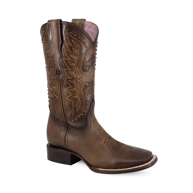 Bota vaquera para dama de piel modelo Liberty