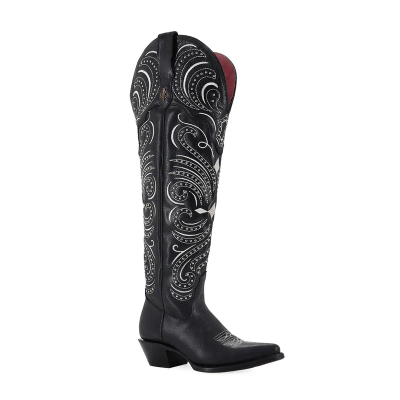 Bota vaquera para dama de piel modelo Alaska