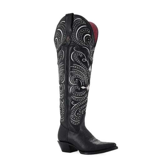 Bota vaquera para dama de piel modelo Alaska