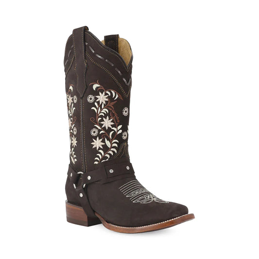 Bota vaquera para dama de piel modelo Famosa