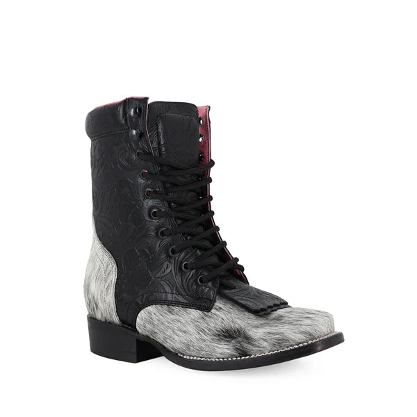 Bota Vaquera Para Dama de Piel Modelo Macarena