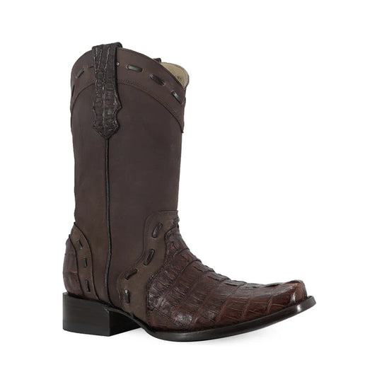 Bota Vaquera Franco Cocodrilo-Cola Cafe