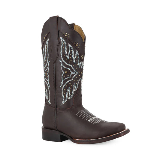 Bota vaquera para dama de piel modelo Maddy