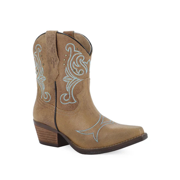 Botin vaquero para dama de piel modelo Wish