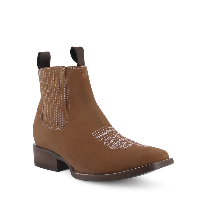 Botin para dama de piel horma Bulldog