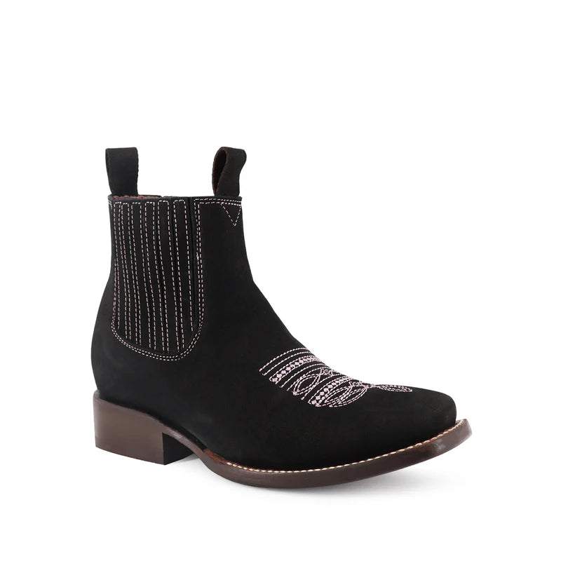 Botin para dama de piel horma Bulldog