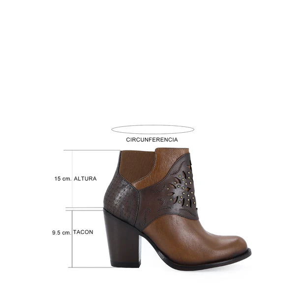 BotÍn Casual Para Dama de Piel Modelo Maryland