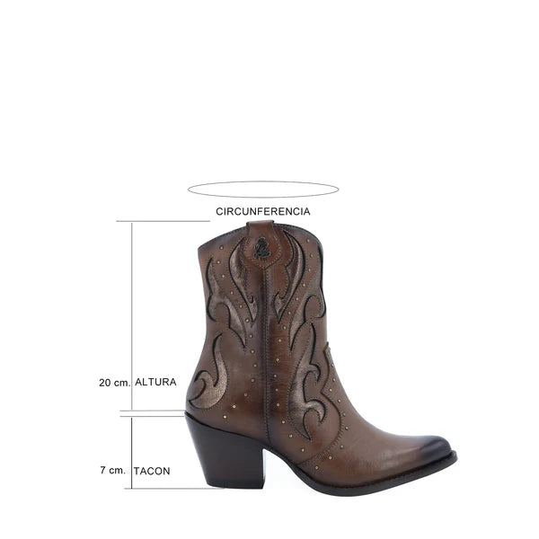 Botin Casual Para Dama de Piel Modelo Yukon