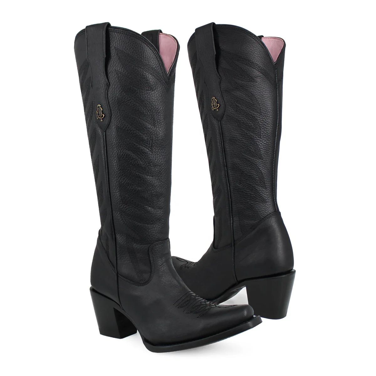 Bota Mujer Modelo Bandida Negro